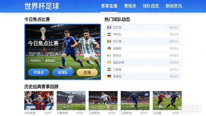 “2026世界杯直播平台汇总，高清在线观赛”